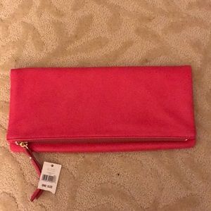 Banana republic clutch hot pink NWT